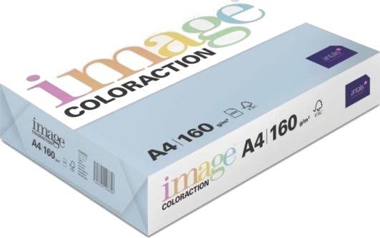 Image Coloraction Isbjerg/Bleg Isblå Kopipapir Træfri Ecf 160G/M2 210Mm X 297Mm A4 Smal Bane, Image Coloraction Isbjerg/Bleg Isblå Kopipapir Træfri Ecf 160G/M2 210Mm X 297Mm A4 Smal Bane,
