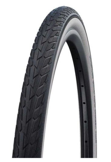 Schwalbe Road Cruiser Dekk, Svart/Hvitt, 26 X 1,75"