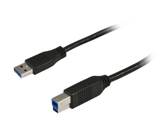 Synergy USB-A til USB-B Kabel 3.0 5m Svart