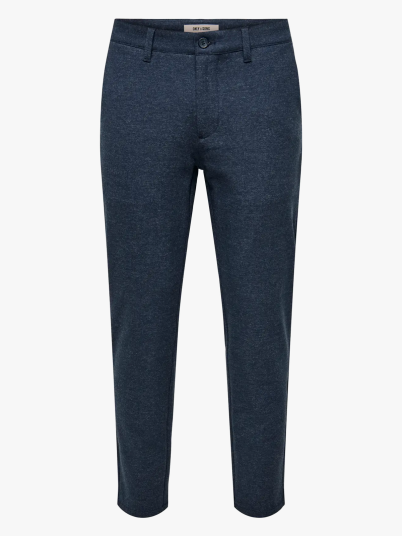 Only & Sons Mark Slim Brushed Pique Pant Blå 36/32