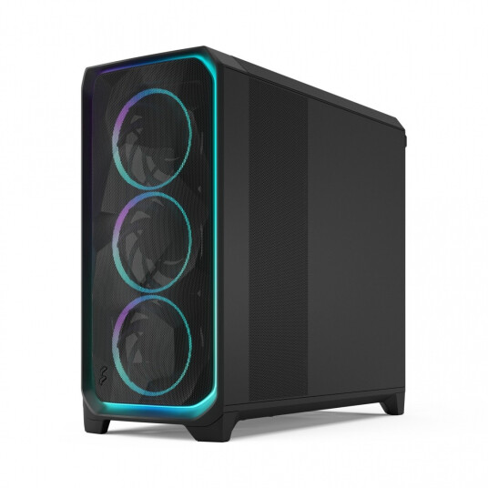 Fractal Design Meshify 3 XL Ambience Pro RGB E-ATX Kabinett Sort Fractal Design Meshify 3 XL Ambience Pro RGB E-ATX Kabinett Sort