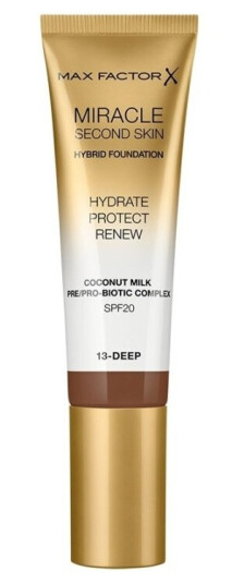 Max Factor Miracle Second Skin Foundation 13 Deep Max Factor Miracle Second Skin Foundation 13 Deep