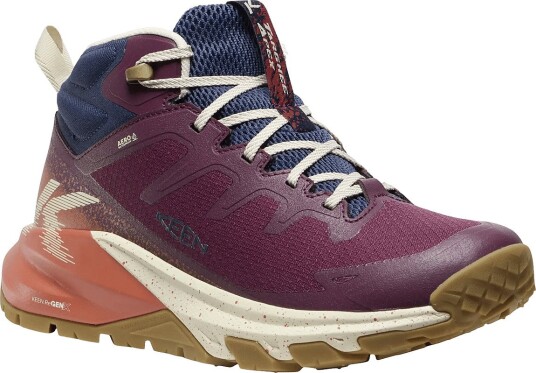 KEEN Ke Targhee Apex Mid Wp FIG BURNT BRICK 42