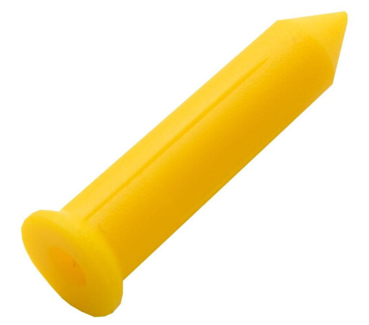 Castor Gul spikerplugg 5,5mm 10stk
