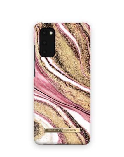 iDeal of Sweden Fashion Case Galaxy S20 Cosmic Pink Swirl