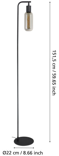 Eglo MAIONE floor lamp Black Eglo MAIONE floor lamp Black