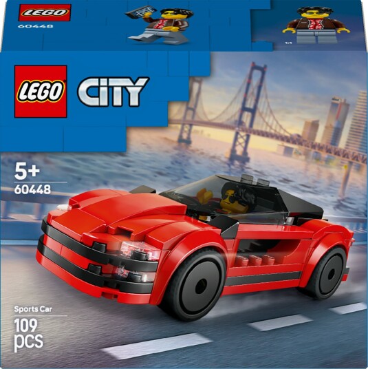 LEGO City 60448 Rød sportsbil