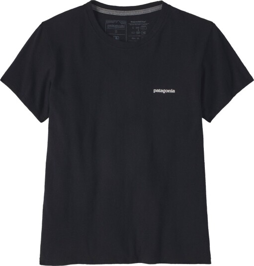 Patagonia Women"s P 6 Logo Responsibili Tee Black XL