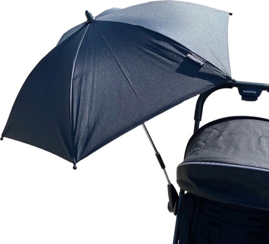 BabyTrold Parasoll til Barnevogn UV-beskyttelse Svart BabyTrold Parasoll til Barnevogn UV-beskyttelse Svart