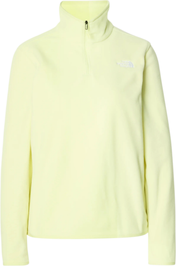 The North Face Women"s Glacier Fleece 1/4 Zip Jacket Lemon Mist M