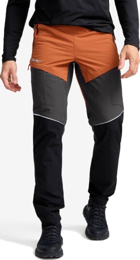 Revolutionrace Dynamic Pro Wind Pants Herre Dusty Orange/Anthracite L Turbukse & Fritidsbukse