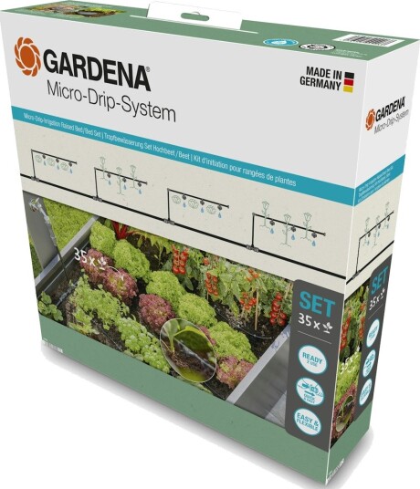 Gardena Micro-Drip Startsett for bed (35 planter)