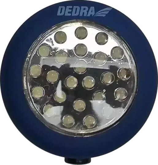 Dedra Arbeidslampe L1000 LED Magnet Og Krok, 24 LED (Inkl. Batterier)