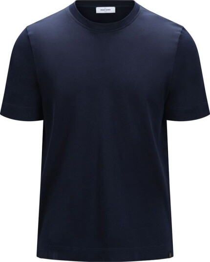 Gran Sasso T shirt cotton 50 blå herre