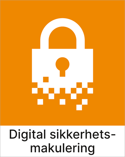 Jo Safety Digital sikkerhetsmakulering HiTac vinyl 120 x 150 mm KI1520V120X150
