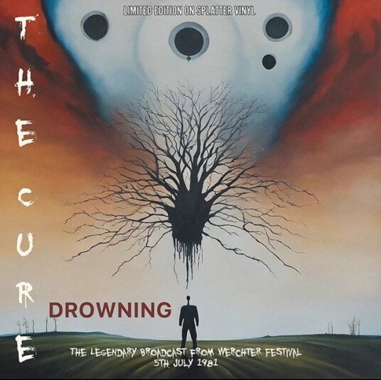 The Cure Drowning Splatter Vinyl