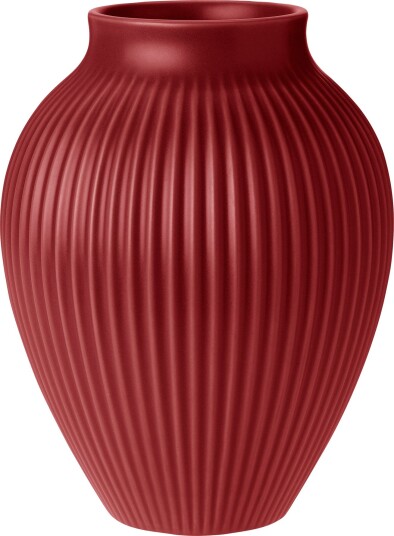 Knabstrup vase 20 cm, soft cherry