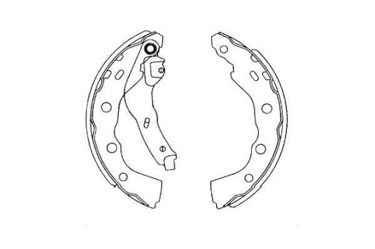 Bremsesko sett KAVO PARTS KBS 6415 Bremsesko sett KAVO PARTS KBS 6415
