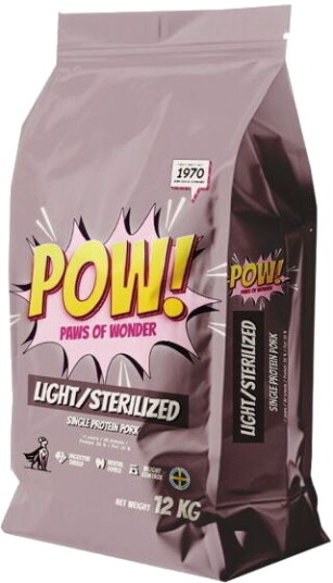 POW! Sterilisert Hundemat Light 12 kg - Veterinærfôr POW! Sterilisert Hundemat Light 12 kg - Veterinærfôr
