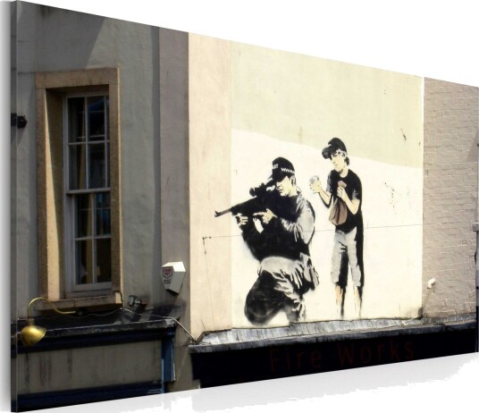 Bilde Sniper And Boy Banksy 60x40 Artgeist sp. z o. o.