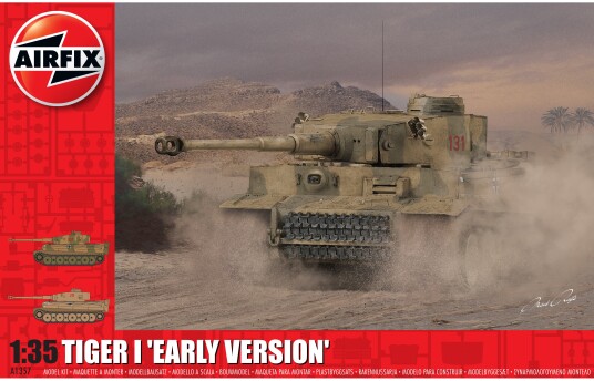 Airfix Tiger 1 Tidlig Produksjonsmodell Stridsvogn 1:35