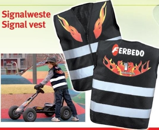 Ferbedo Refleksvest Sort Til Barn Ferbedo Refleksvest Sort Til Barn