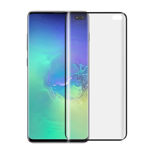DACOTA PLATINUM TIGER GLASS SAMSUNG GALAXY S10+ SKJERMBESKYTTER SORT