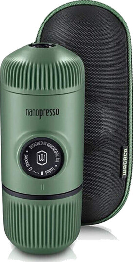 Wacaco Nanopresso Bærbar Espressomaskin med Etui - Moss Grønn 2023 Wacaco Nanopresso Bærbar Espressomaskin med Etui - Moss Grønn 2023