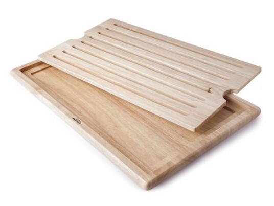 LACOR Brødfjøl i gummitre med smulerist antiskli 53x32,5x2cm
