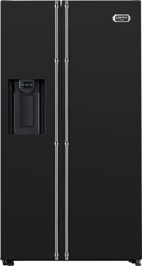 Kjøleskap Lofra Dolce Vita Sort/Krom - V4/Krom