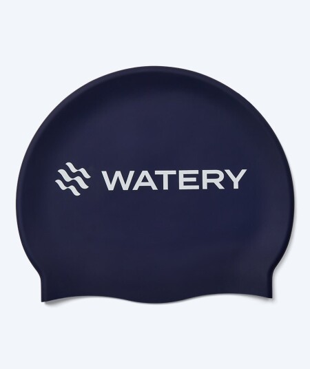 Watery badehette til junior 6-12 - Signature - Mørkeblå - Badehetter - Unisex Watery badehette til junior 6-12 - Signature - Mørkeblå - Badehetter - Unisex