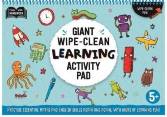 5+ Giant Wipe-Clean Learning Activity Pad 5+ Giant Wipe-Clean Learning Activity Pad