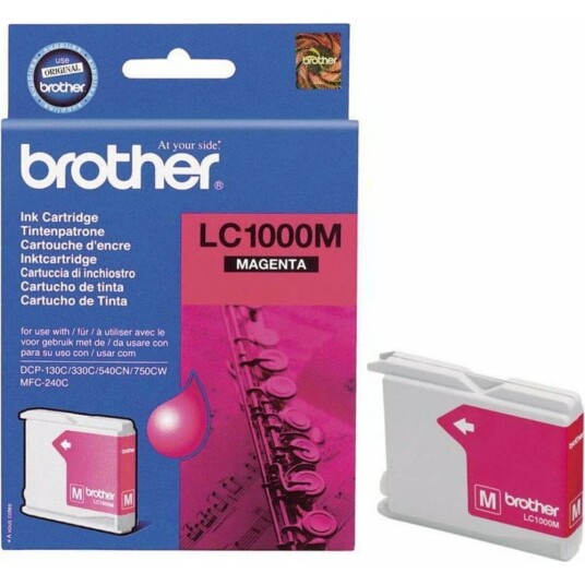 Brother Originale Blekkpatroner Brother Lc1000m Magenta Brother Originale Blekkpatroner Brother Lc1000m Magenta