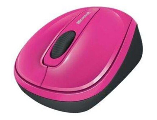 Microsoft Wireless Mobile Mouse 3500 Pin - Mus - Optisk - 3 knapper - Rosa Microsoft Wireless Mobile Mouse 3500 Pin - Mus - Optisk - 3 knapper - Rosa