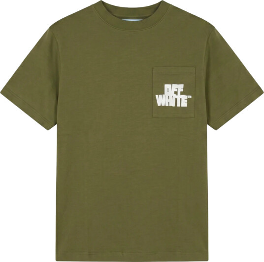 Off White Herre Topper Grønn M,