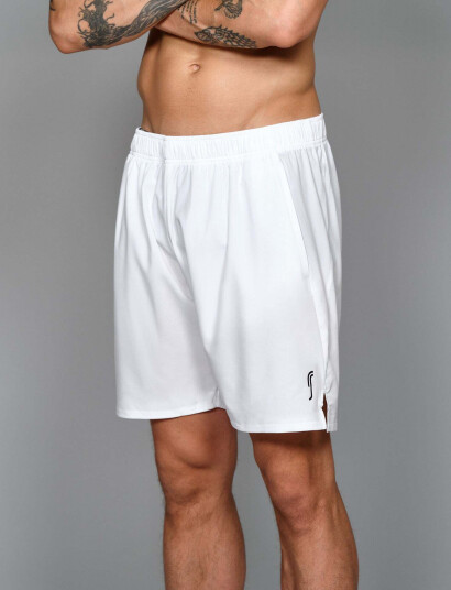 RS Sports Men"s Performance Shorts - White - L RS Sports Men"s Performance Shorts - White - L