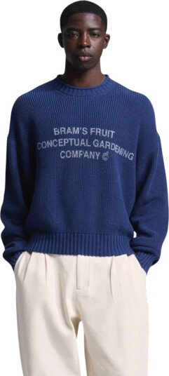 Bram's Fruit Herre Strikkevarer Blå S,