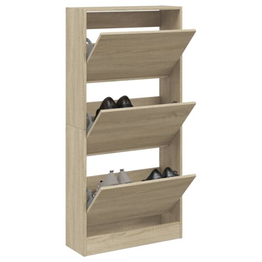 Skoskap sonoma eik 60x21x125,5 cm konstruert tre 8721012381346