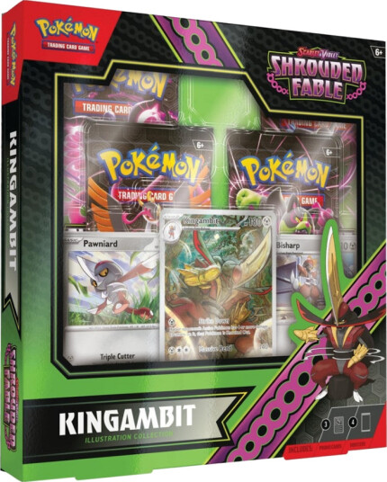 Pokemon SV6.5 Shrouded Fable EX Rare Kingambit POK87858 Pokemon SV6.5 Shrouded Fable EX Rare Kingambit POK87858