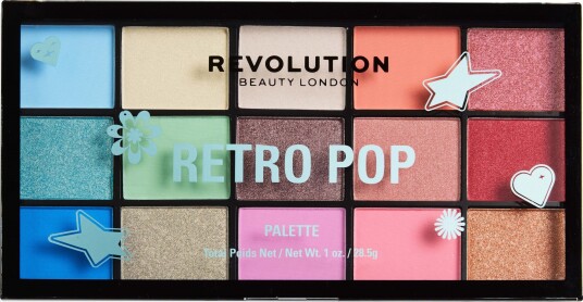 Revolution Beauty London Reloaded Palette Retro Pop