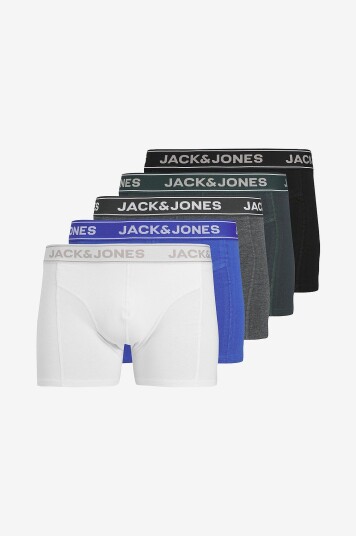 Jack & Jones Boksershorts jacBlack Friday Trunks 5 pakning Svart