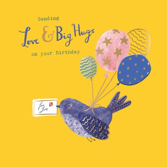 Kort Fugl Big Hugs