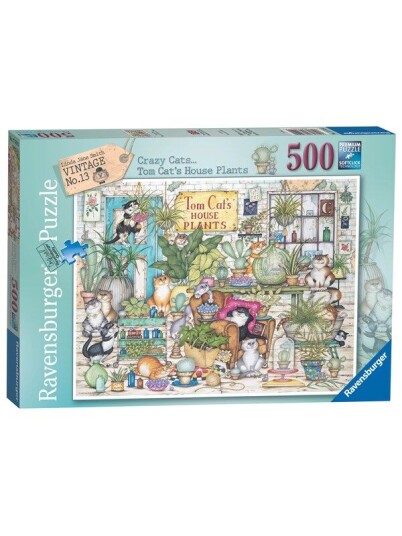 Ravensburger Linda Jane Smith, Crazy Cats - Tom Cat's House Plants