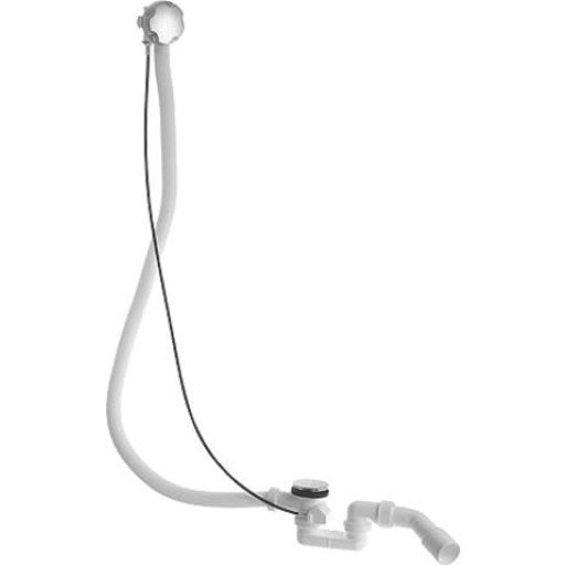 Duravit D-Code Av- og overløpssett. For avløp i midten.