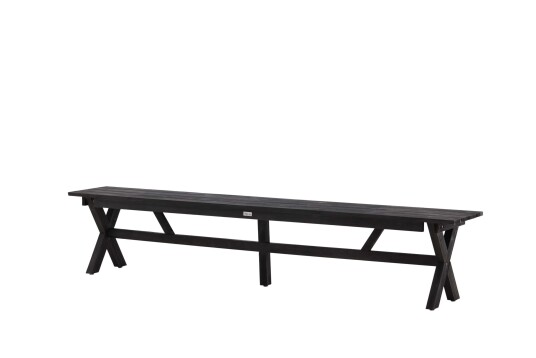 Venture Design Rives benk Svart 233 x 36 cm Svart Venture Design Rives benk Svart 233 x 36 cm Svart