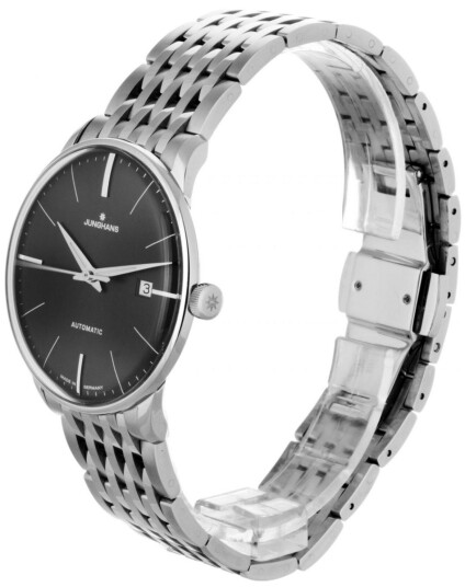 Junghans Herreklokke 27/4511.46 Meister Sort/Stål Ø38.4 mm