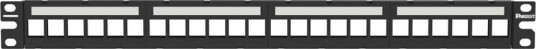 Panduit Keystone Panel 19Z 24 Port 1He Patchpanel Skpp24bl