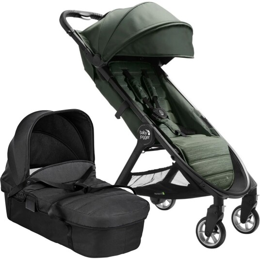 Baby Jogger City Tour 2 Trille inkl. Liggedel Everett Green/Jet