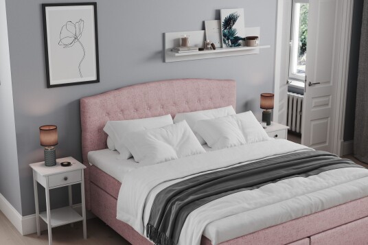 Belda Sengepakke 160x200 Fast Rosa