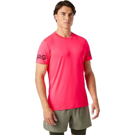 Björn Borg Men's Borg T Shirt Diva Pink XL